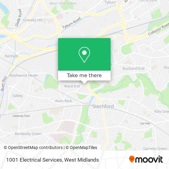 1001 Electrical Services map