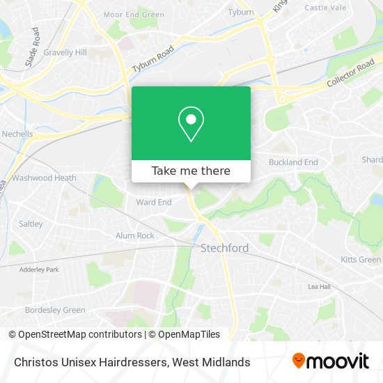Christos Unisex Hairdressers map