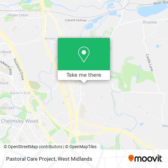 Pastoral Care Project map