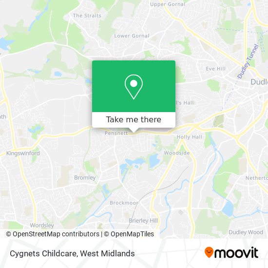 Cygnets Childcare map