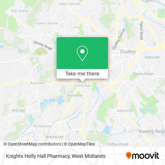 Knights Holly Hall Pharmacy map