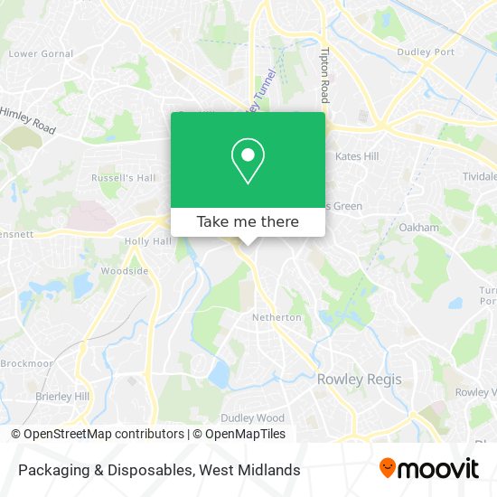 Packaging & Disposables map