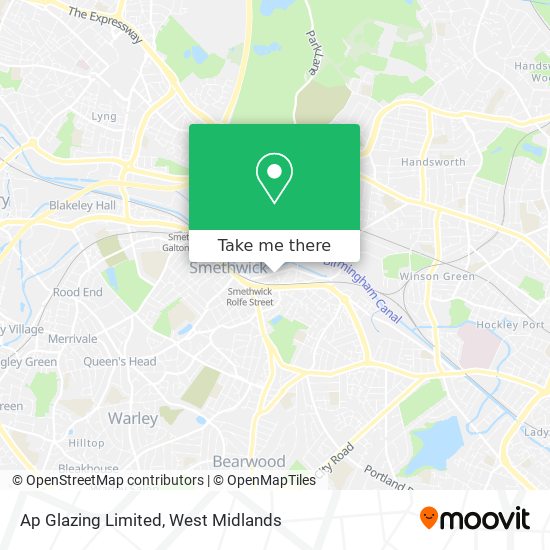 Ap Glazing Limited map