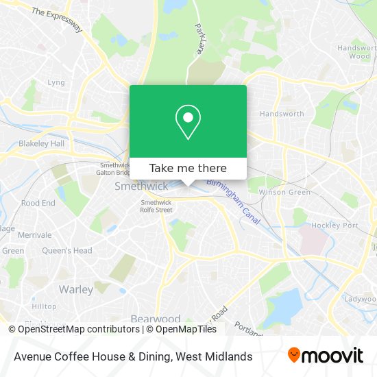 Avenue Coffee House & Dining map