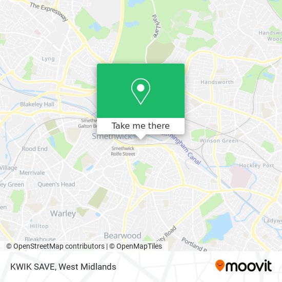 KWIK SAVE map