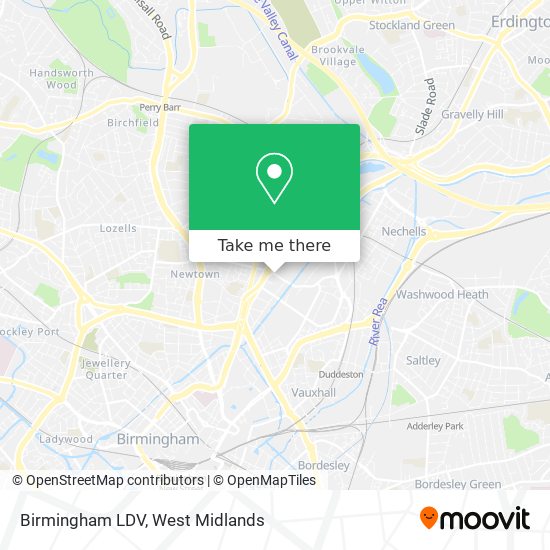 Birmingham LDV map