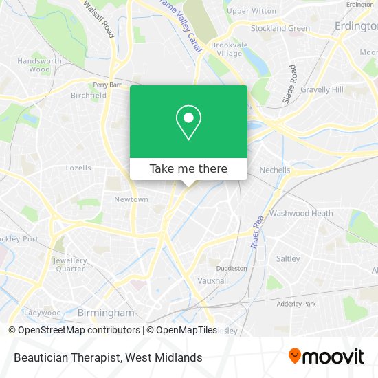 Beautician Therapist map