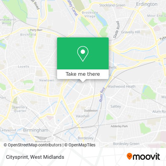 Citysprint map