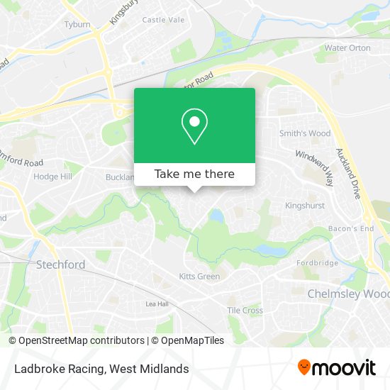Ladbroke Racing map