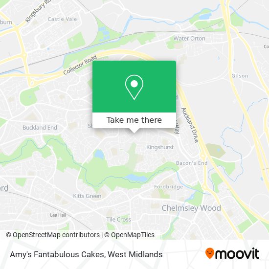 Amy's Fantabulous Cakes map