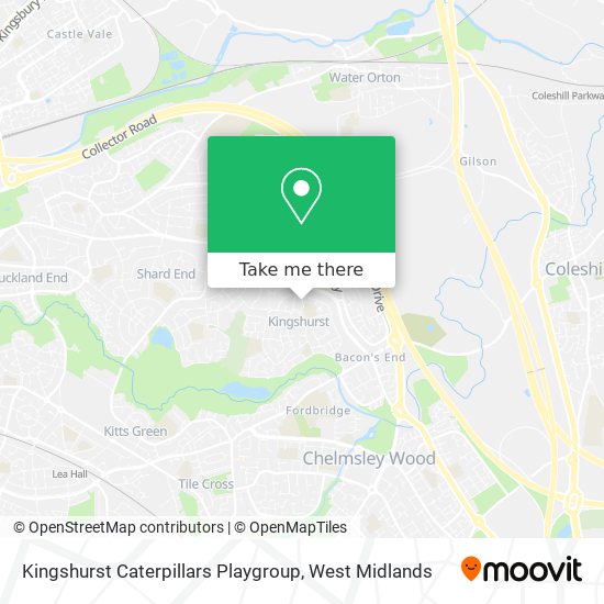 Kingshurst Caterpillars Playgroup map