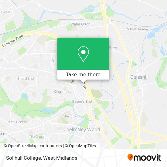 Solihull College map