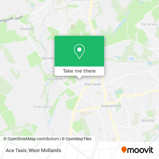 Ace Taxis map