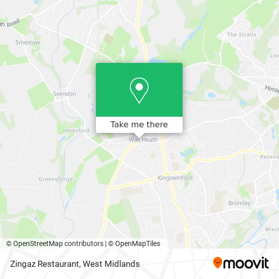 Zingaz Restaurant map