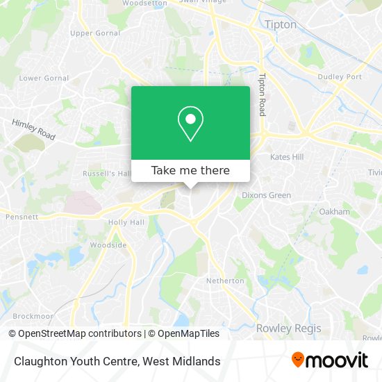 Claughton Youth Centre map