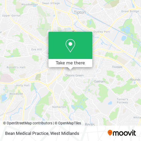 Bean Medical Practice map