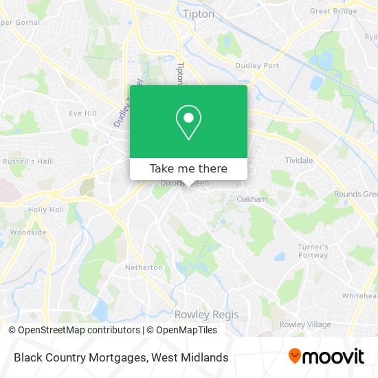 Black Country Mortgages map