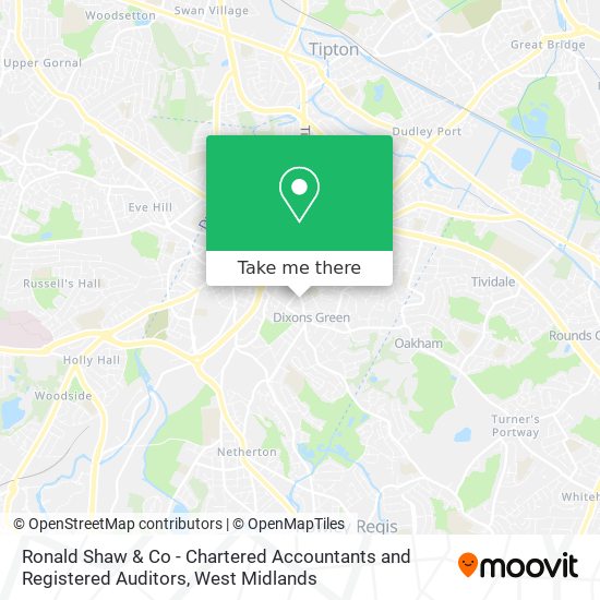 Ronald Shaw & Co - Chartered Accountants and Registered Auditors map