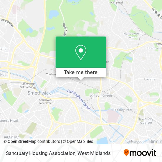 How to get to Sanctuary Housing Association in Soho & Jewellery Quarter