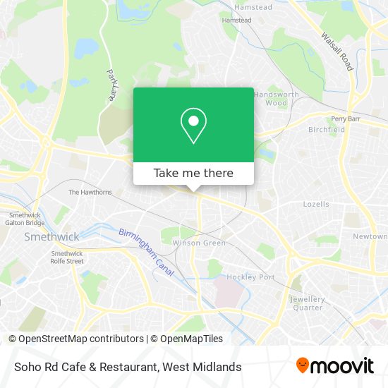 Soho Rd Cafe & Restaurant map