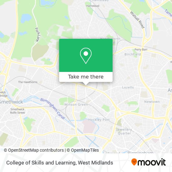 College of Skills and Learning map