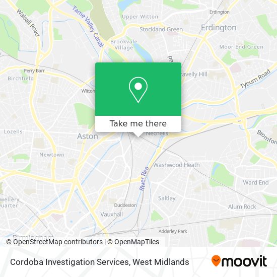 Cordoba Investigation Services map