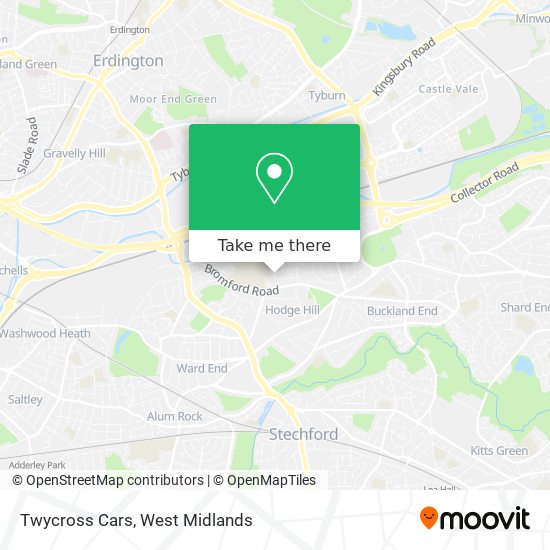 Twycross Cars map