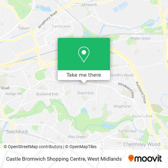 Castle Bromwich Shopping Centre map