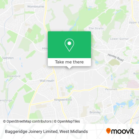 Baggeridge Joinery Limited map
