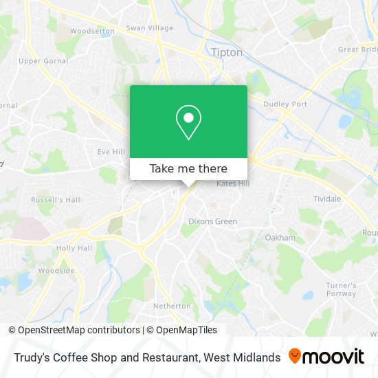 Trudy's Coffee Shop and Restaurant map