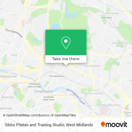 Sibbs Pilates and Training Studio map