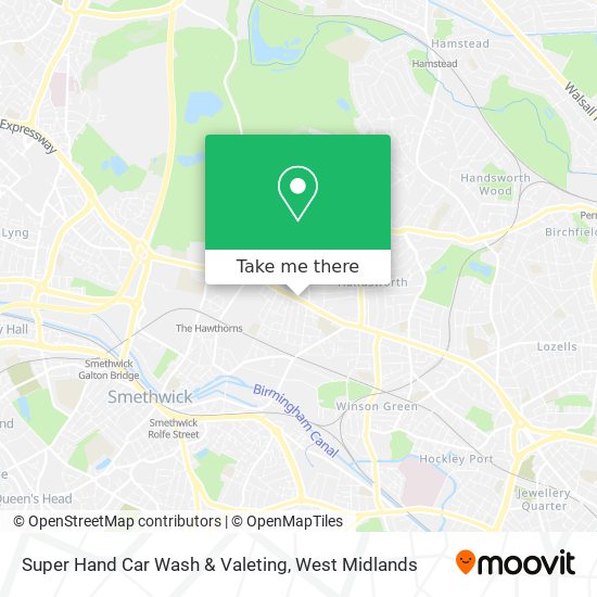 Super Hand Car Wash & Valeting map