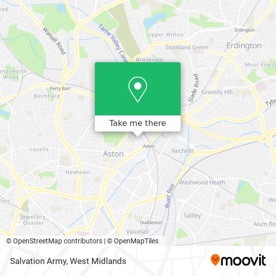 Salvation Army map