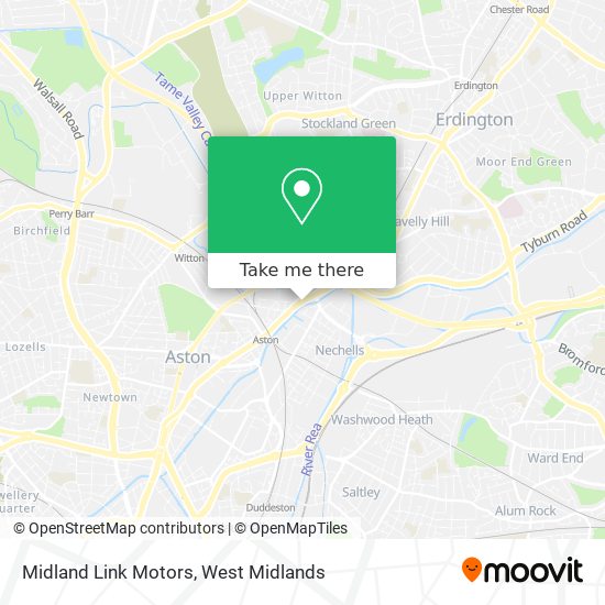 Midland Link Motors map