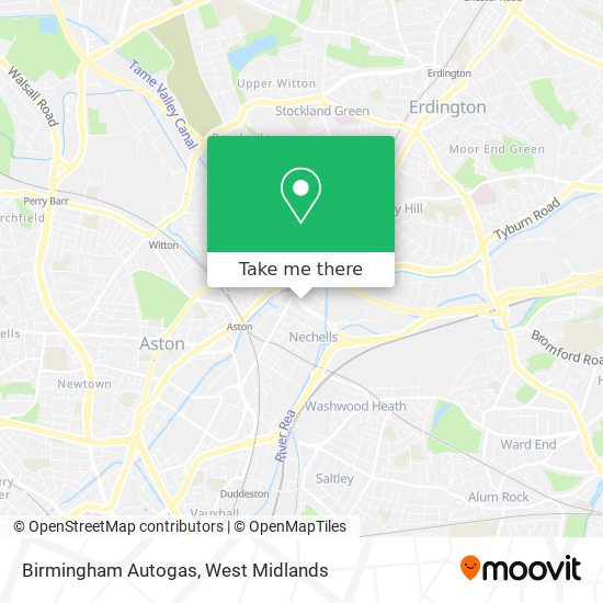 Birmingham Autogas map