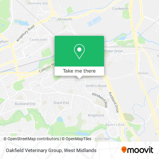 Oakfield Veterinary Group map