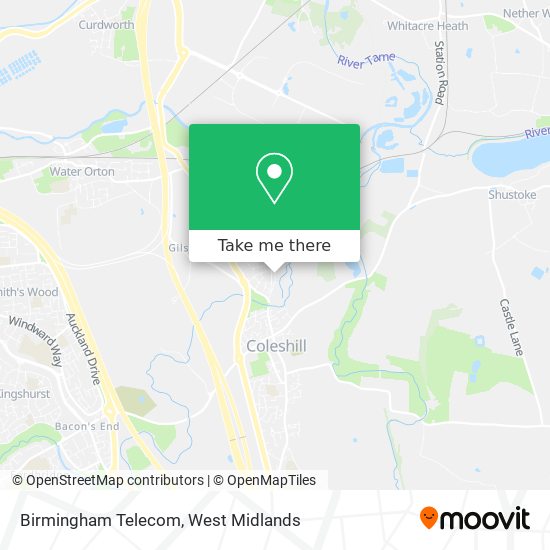 Birmingham Telecom map