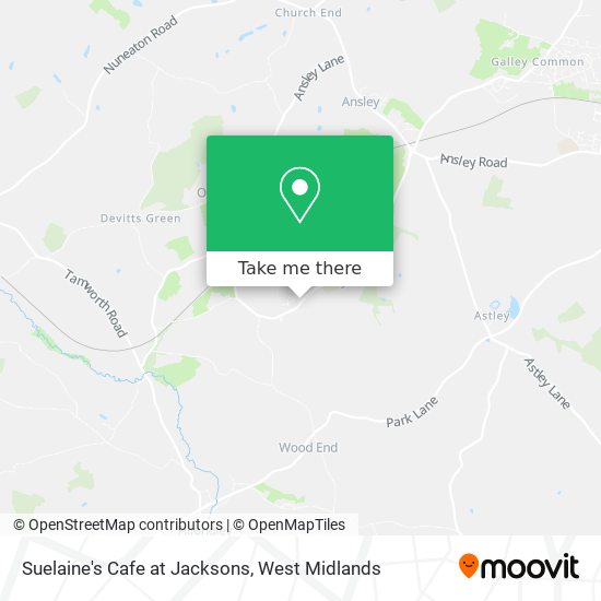 Suelaine's Cafe at Jacksons map