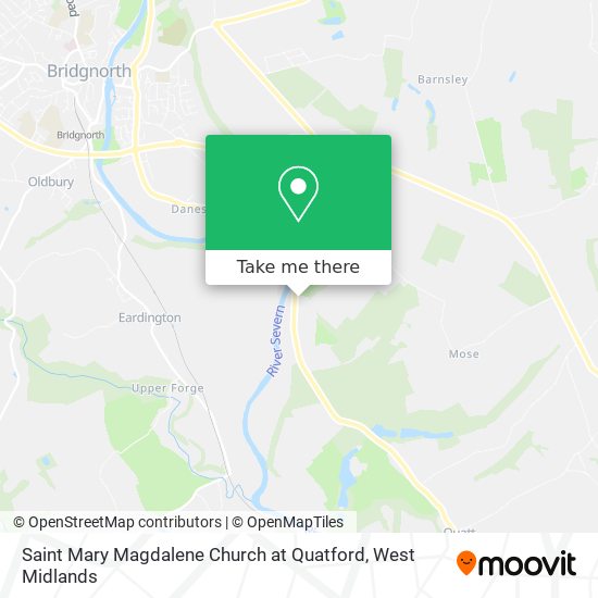 Saint Mary Magdalene Church at Quatford map