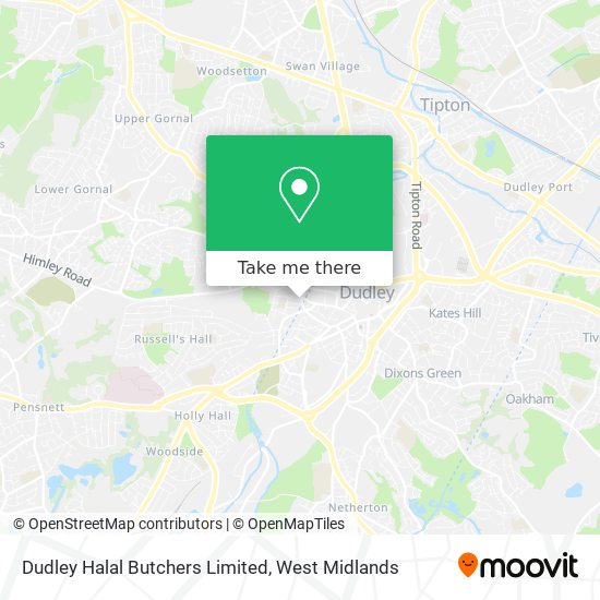 Dudley Halal Butchers Limited map