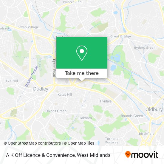 A K Off Licence & Convenience map