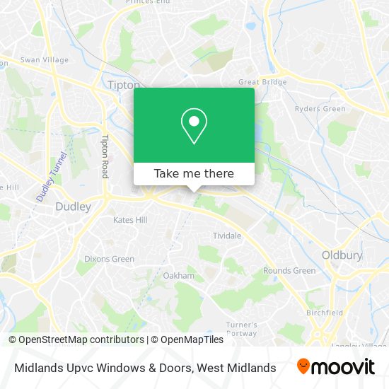 Midlands Upvc Windows & Doors map
