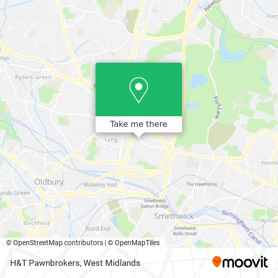 H&T Pawnbrokers map