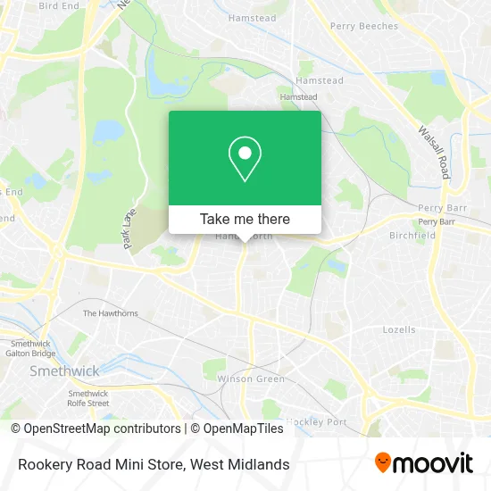Rookery Road Mini Store map