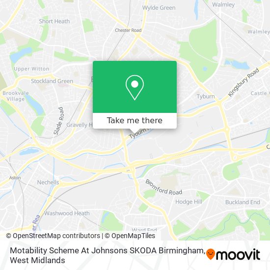 Motability Scheme At Johnsons SKODA Birmingham map