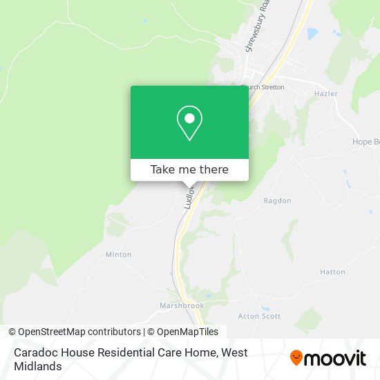 Caradoc House Residential Care Home map