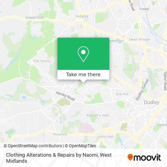 Clothing Alterations & Repairs by Naomi map