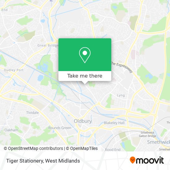 Tiger Stationery map