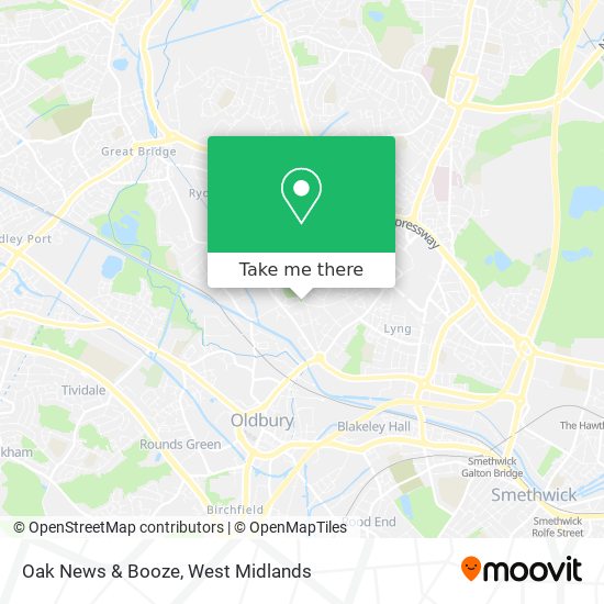 Oak News & Booze map