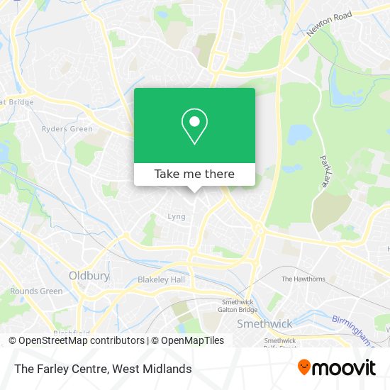 The Farley Centre map